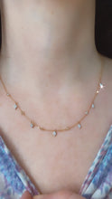 Load image into Gallery viewer, Diamond Drop Necklace 2