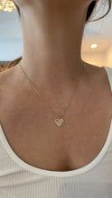 Load image into Gallery viewer, Multi Color Sapphire and Diamond Heart Pendant 2