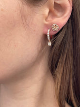Load image into Gallery viewer, Diamond Rose Bud Earrings 2