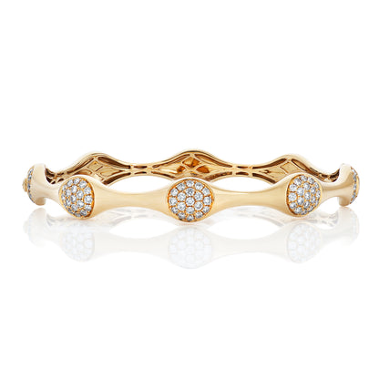 Bamboo Diamond Bangle