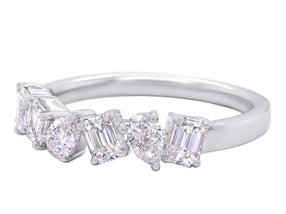 Split Prong Diamond Eternity Band - Three