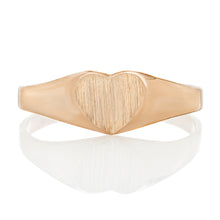Load image into Gallery viewer, Child Signet Heart Ring