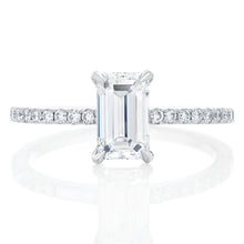 Load image into Gallery viewer, Emerald Cut Diamond Engagement Ring
