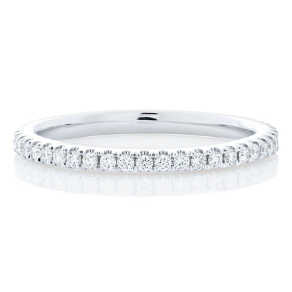 Petite Split Prong Diamond Eternity Band