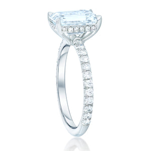 Emerald Cut Diamond Engagement Ring