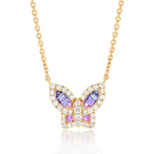 Load image into Gallery viewer, Petite Ombre Sapphire Butterfly
