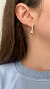 Products The Danielle Diamond Hoop Earrings Size 3-21mm - 03