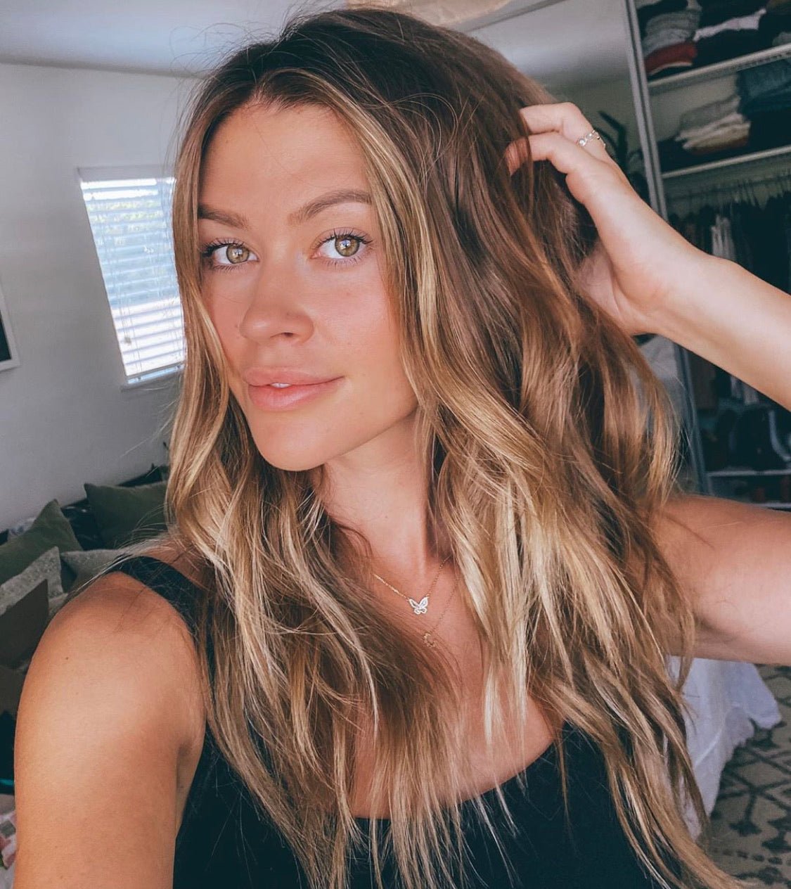 The Romantic Diamond Butterfly Pendant in Size 1