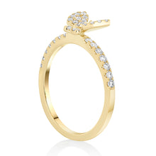 Load image into Gallery viewer, Petite Diamond Butterfly Ring - Yellow two