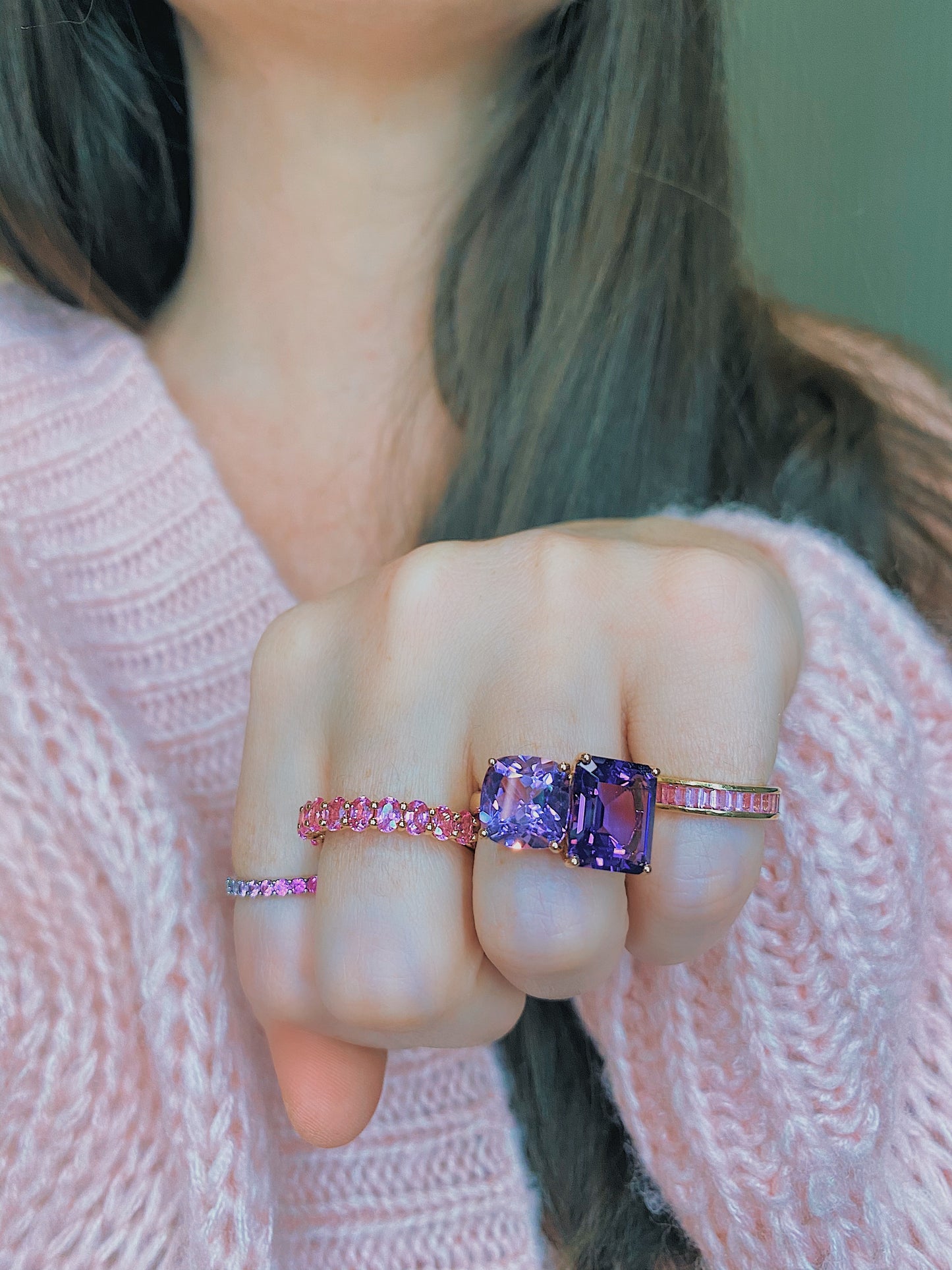 Amethyst Toi Et Moi Ring 6