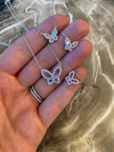 Load image into Gallery viewer, Mini Diamond Butterfly Pendant 5