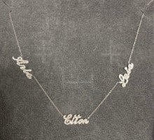 Load image into Gallery viewer, Diamond Name Necklace 4