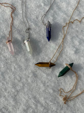 Load image into Gallery viewer, Crystal and Diamond Bar Necklaces 3