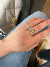 Load image into Gallery viewer, Small Toi Et Moi Topaz and Sapphire Ring 4