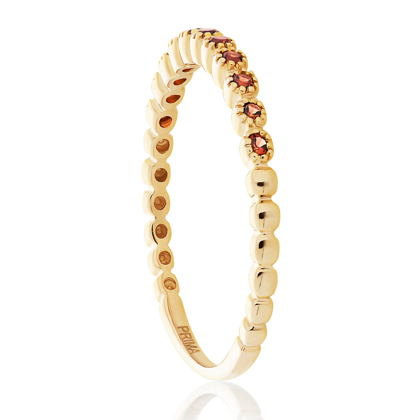 Dainty 1 Garnet Band - 02