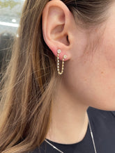 Load image into Gallery viewer, Nikki K Diamond Ear Chain 4