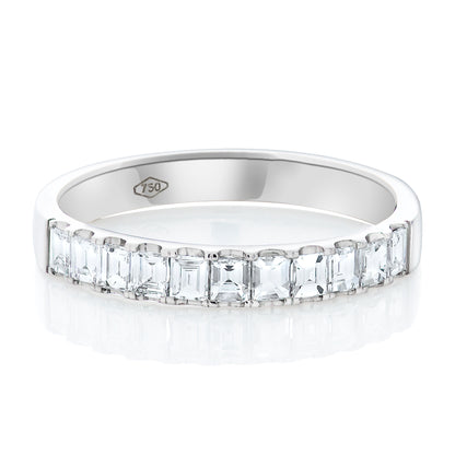 Halfway Diamond Baguette Band