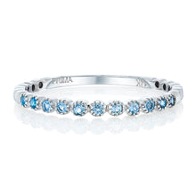 Load image into Gallery viewer, Dainty 1 Blue Topaz Band