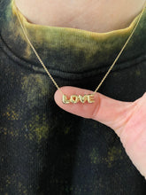 Load image into Gallery viewer, Baby Bubble Name Necklace - Love 2