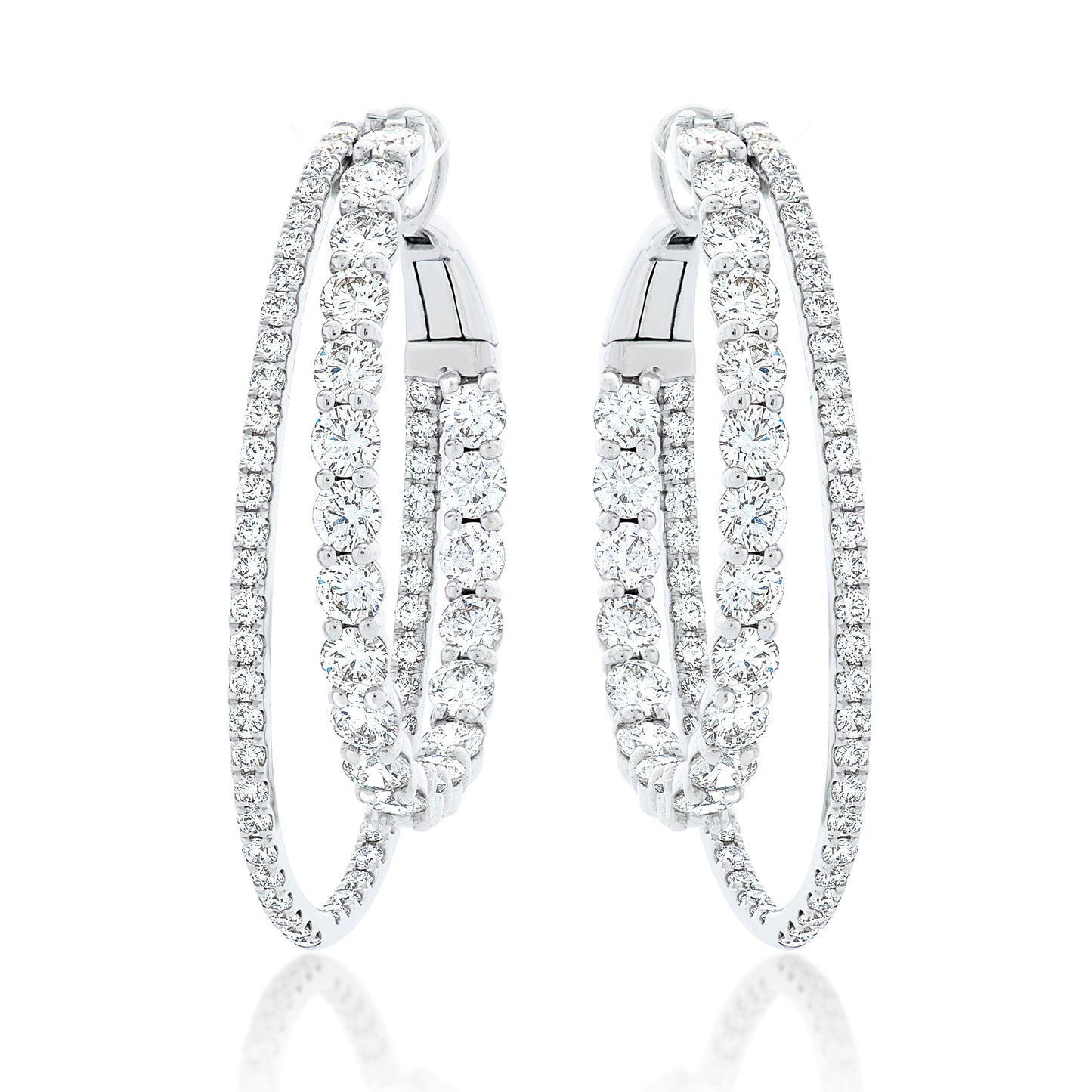 Double Diamond Hoops