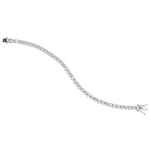 Load image into Gallery viewer, Dainty 5 Diamond Tennis Bracelet