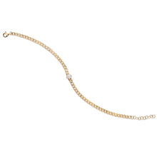 Load image into Gallery viewer, Curb Link Fancy Pear Shape Bracelet