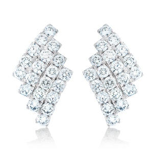 Diamond "Wave" Earrings