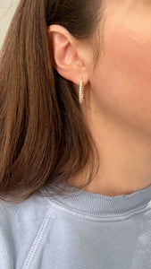 Products The Danielle Diamond Hoop Earrings Size 3-21mm - 02