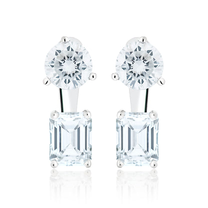 Fancy Cut Diamond Ear Jacket