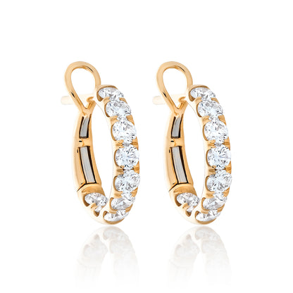 The Danielle Hoop Earrings Size 1-13mm