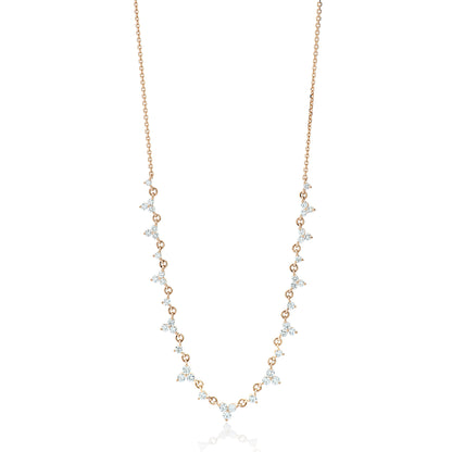Diamond Cluster Aspen Necklace