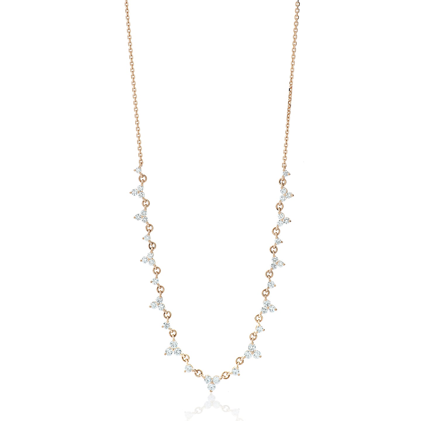 Diamond Cluster Aspen Necklace