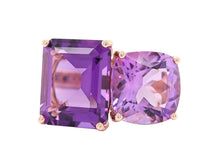 Load image into Gallery viewer, Amethyst Toi Et Moi Ring 2