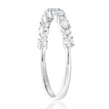 Load image into Gallery viewer, Alternating Round Diamond Band - White 2