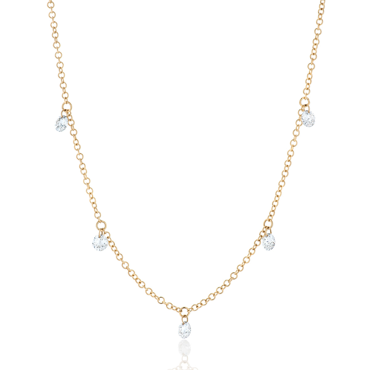 Diamond Dangle Necklace – Nicole Rose Fine Jewelry