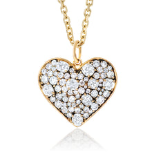 Load image into Gallery viewer, NYC Cobblestone Heart Pendant