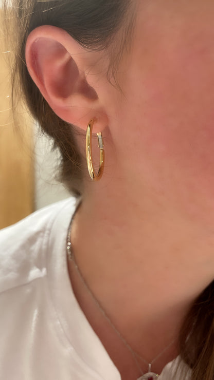 Gold Hoop Earrings 2