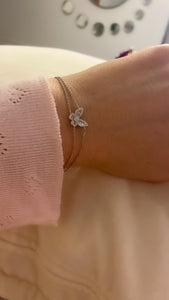 Mini Diamond Butterfly Bracelet 3