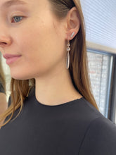 Load image into Gallery viewer, Diamond Quartz Drop Earrings 2