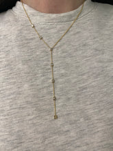 Load image into Gallery viewer, Baguette &quot;Y&quot; Necklace 3