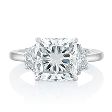 Load image into Gallery viewer, Three Stone Diamond Engagement Ring