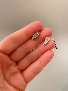 Diamond Tear Drop Earrings 3