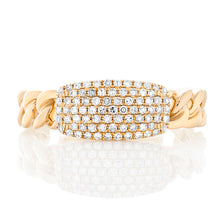 Load image into Gallery viewer, Diamond Plate Chain Link Ring