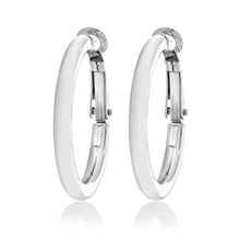 Load image into Gallery viewer, Gold Hoop Earrings 20x20 - White