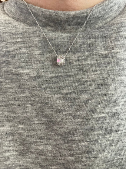 Large Diamond Illusion Pendant 3