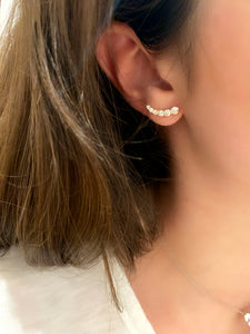 Diamond Ear Climber Earrings 2