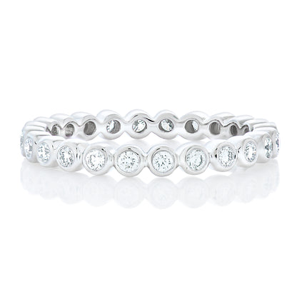 Bezel Set Diamond Eternity Band