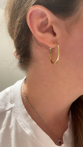 Gold Hoop Earrings 4