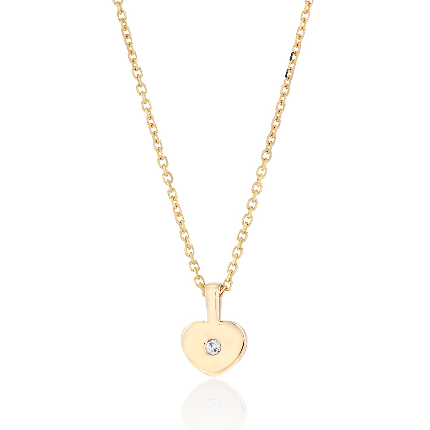 Child Diamond Heart Pendant