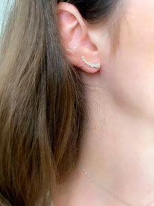 Diamond Ear Climber Earrings 3